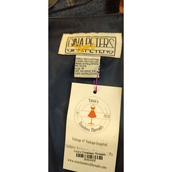 1980's-90's Gina Peters Sport Patchwork Paisley Vest - Picture 4 of 14